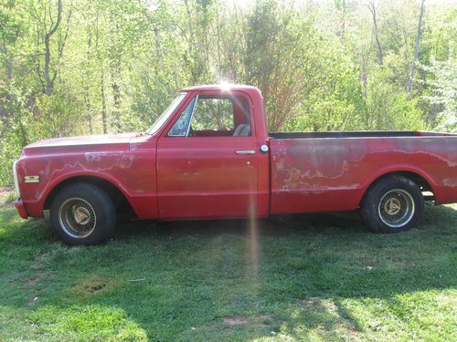 72 chevy c-10 automatic truck 402 big block starts but need work to restore
