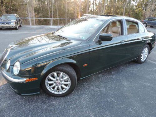 2002 jaguar s-type, no reserve, looks and runs great, no accidents, low miles