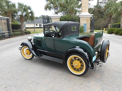 1928 ford model "a" roadster body off show car!  we export!