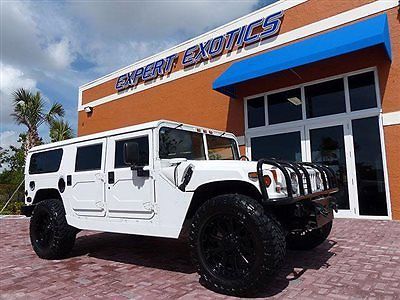 Very nice original 1997 am general hummer wagon h1 - updated stereo, whels and t
