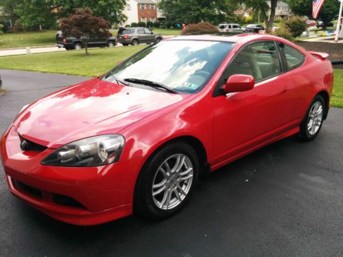 Acura, rsx, 2005, red, hatchback, very clean, 72k miles, one owner