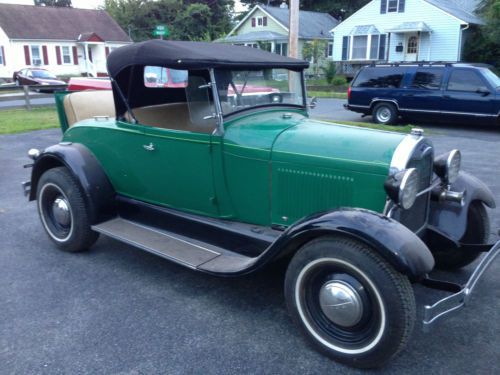 1928 ford model a roadster rumble seat v8 vintage hot rod barnfind old school
