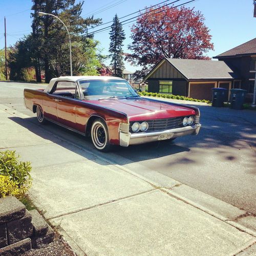 1965 lincoln continental convertible -