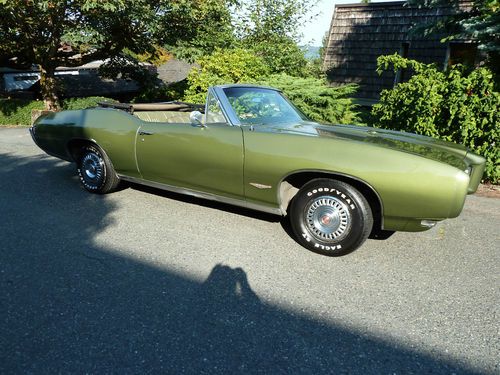 1968 automatic convertible, green, partial restoration, all original, matching #