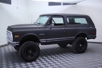 1972 chevrolet blazer flat black lifted restored 350 auto 4x4 35's!!