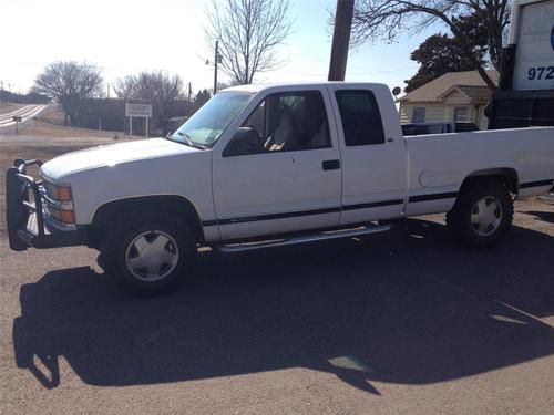 1998 chevy 1500 extended cab 4x4 vortec 350 128,000 miles carfax verified