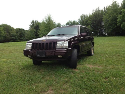1997 jeep grand cherokee limited edition utility 4-door 5.2l