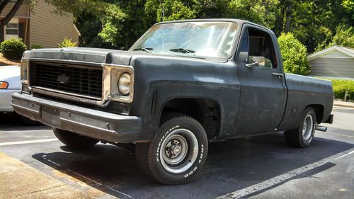 1974 chevy c10 with 327 v8 engine