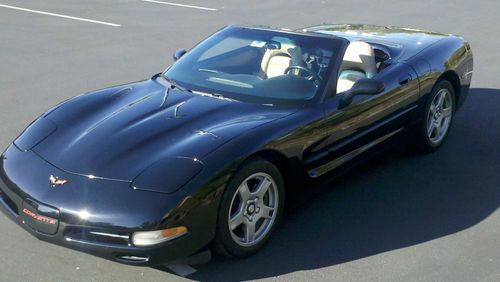 1998 corvette convertible, camel over black, original owner, must see