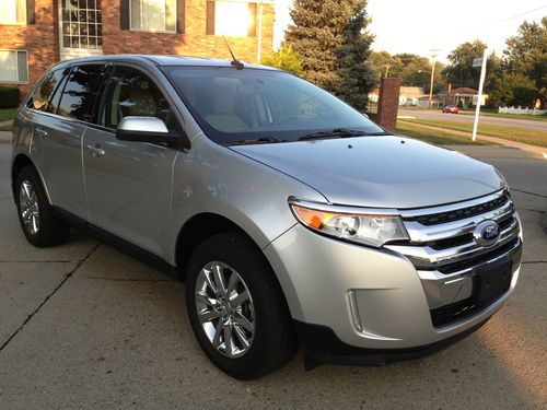 2013 ford edge limited_sync_htd leather_backup camera_fact. warranty_no reserve!