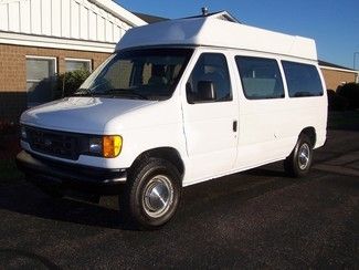 2005 ford econoline van with wheelchair lift and seating for seven passengers