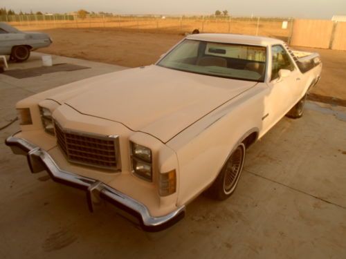 1979 ford ranchero gt 351 auto  2nd owner needs restoration plus parts car!!!!!