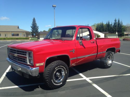1986 chevy short bed 4x4 rust free low miles