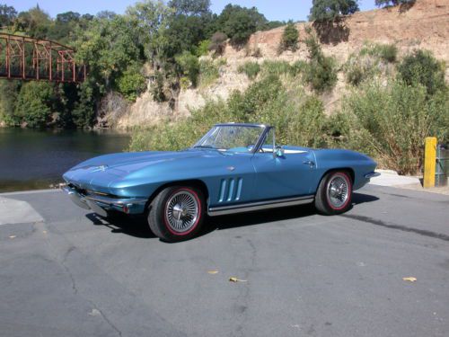 1965 corvette convertible (nassau blue)