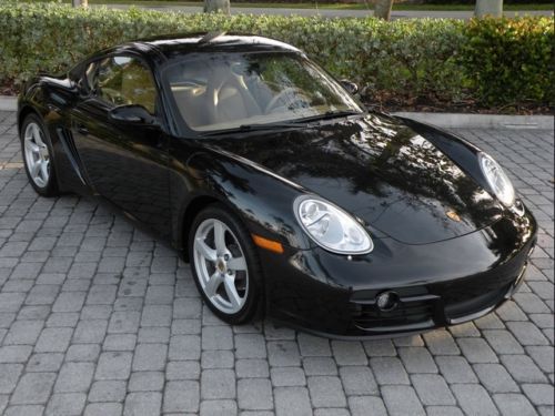07 porsche cayman 5 speed manual coupe leather heated seats 1 owner