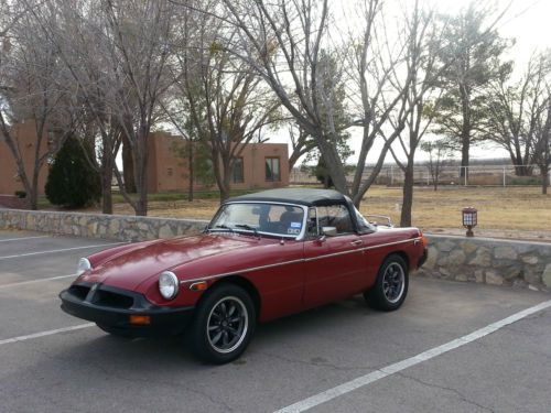 1977 mgb roadster no rust! real classic! great conditions! with overdrive!