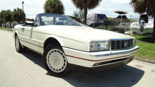 1992 cadillac allante premium sport convertible with just 52,000 miles a beauty