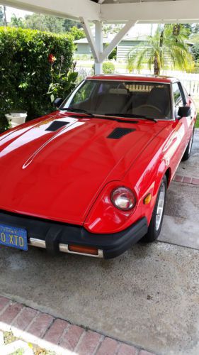 1979 datsun 280zx, red, like new, low miles