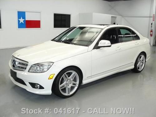 2009 mercedes-benz c300 sport sunroof htd leather 47k texas direct auto