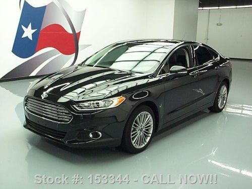2013 ford fusion se lux ecoboost sunroof nav 10k miles texas direct auto