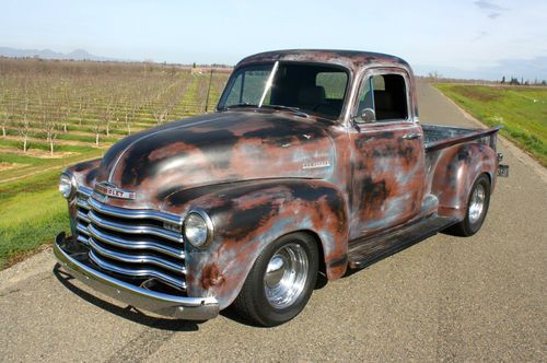 1952 chevrolet pickup-v8-hot rod-rat rod-driver-1949-1950-1951-1953-1954