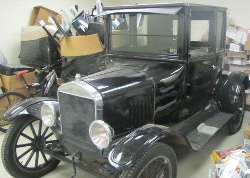 1924 ford model t coupe black all original