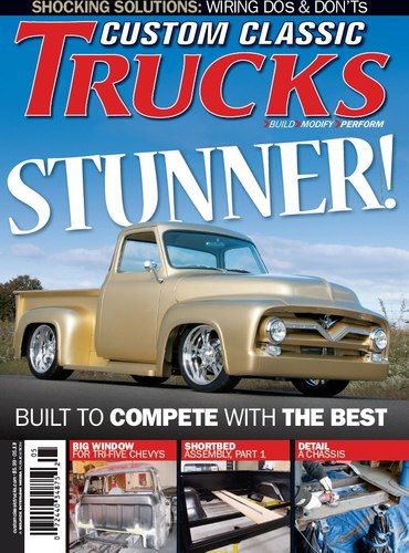 1955 ford f100 show truck seen on the cover of this months custom classic trucks