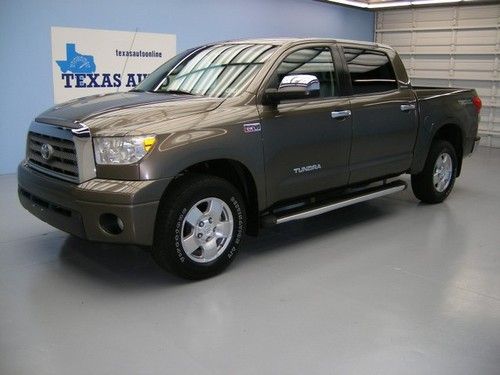We finance!!  2007 toyota tundra crewmax limited 4x4 trd off-road auto 5.7 1 own