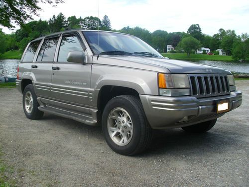 1998 jeep grand cherokee limited 4x4 v6 4.0 automatic 107xxx miles **no reserve*