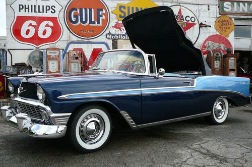 1956 chevrolet convertible 56 chevy frame off restoration
