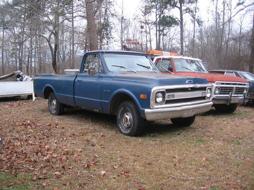 1969 chevy truck c10 lwb 250 3 speed 2 owners