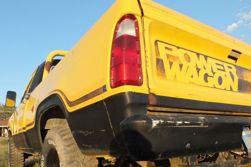 1977 dodge macho power wagon 440  mopar 4x4 truck rarer than little red express
