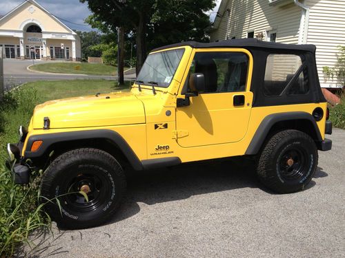 2004 jeep wrangler x package trail rated