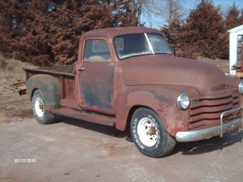 1949 chevy 3600 pickup truck original project rat rod