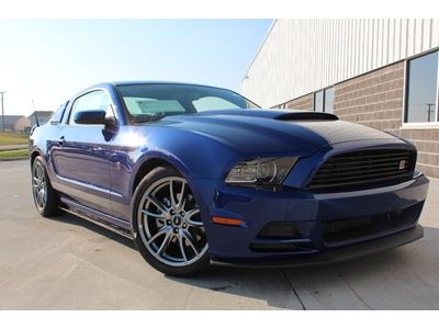 2013 roush rs mustang v6 coupe 2door rwd automatic transmission blue 13