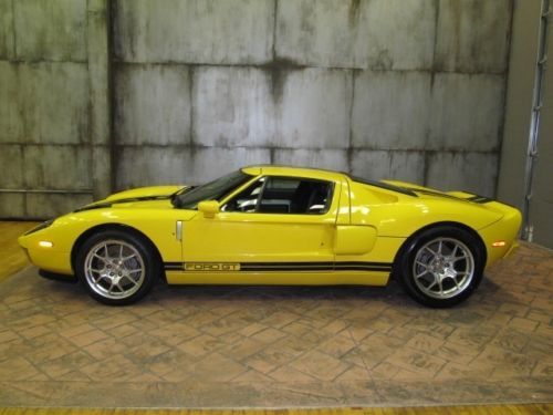 2006 ford gt 1 original owner 4 options rare speed yellow new tires carfax cert!