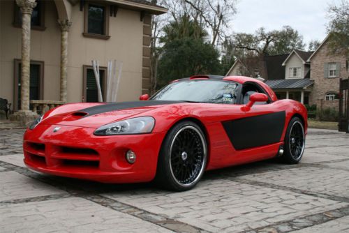 2003 dodge viper srt-10 roadster w/ hardtop carbon fiber wrap 19k miles