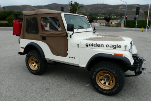 1979 jeep cj 5 golden eagle levi edition v8