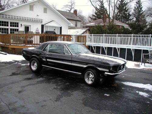 1968 mustang gt/cs  black with white stripes; very collectable 1 of 3867