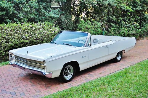 Fully restored 67 plymouth fury lll convertible 49,760 miles a/c stero magnum's