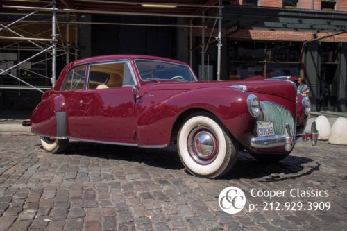 Excellent restored 1941 lincoln continental coupe zephyr v12 no reserve!