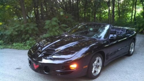 2000 pontiac trans am ws6 converible -- 1 owner -- ultra low miles!!