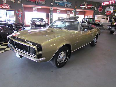 1967 camaro convertible rally sport original 1 owner matching numbers rs