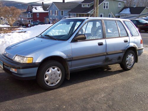 1990 honda civic wagon rt 4wd  72,000 original miles! japan built fuel saver!