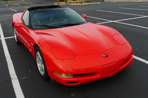 1997 corvette c5 coupe auto torch red clean title