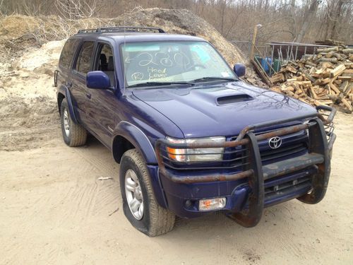 2002 toyota 4 runner sport 4 x 4 salvage rebuildable flood damaged as is