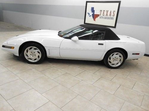1994 corvette convertible c4 lt1 only 64k miles leather carfax certified