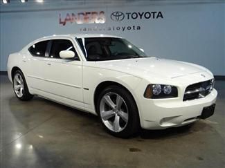 2010 dodge charger rt white grey leather heeated seats unconnect navigation