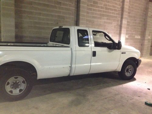 2001 ford  super duty 5.4 running work truck w/tow package