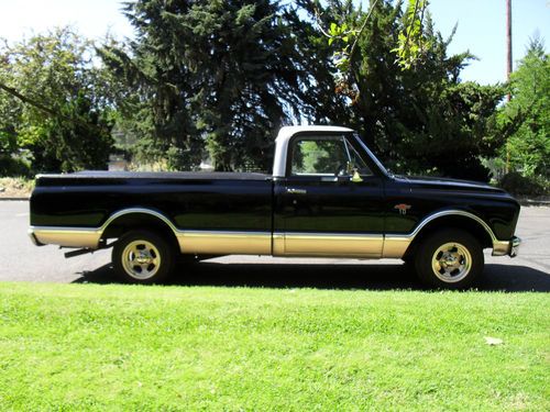 67 chevy 1/2 t. pick up cst, long bed